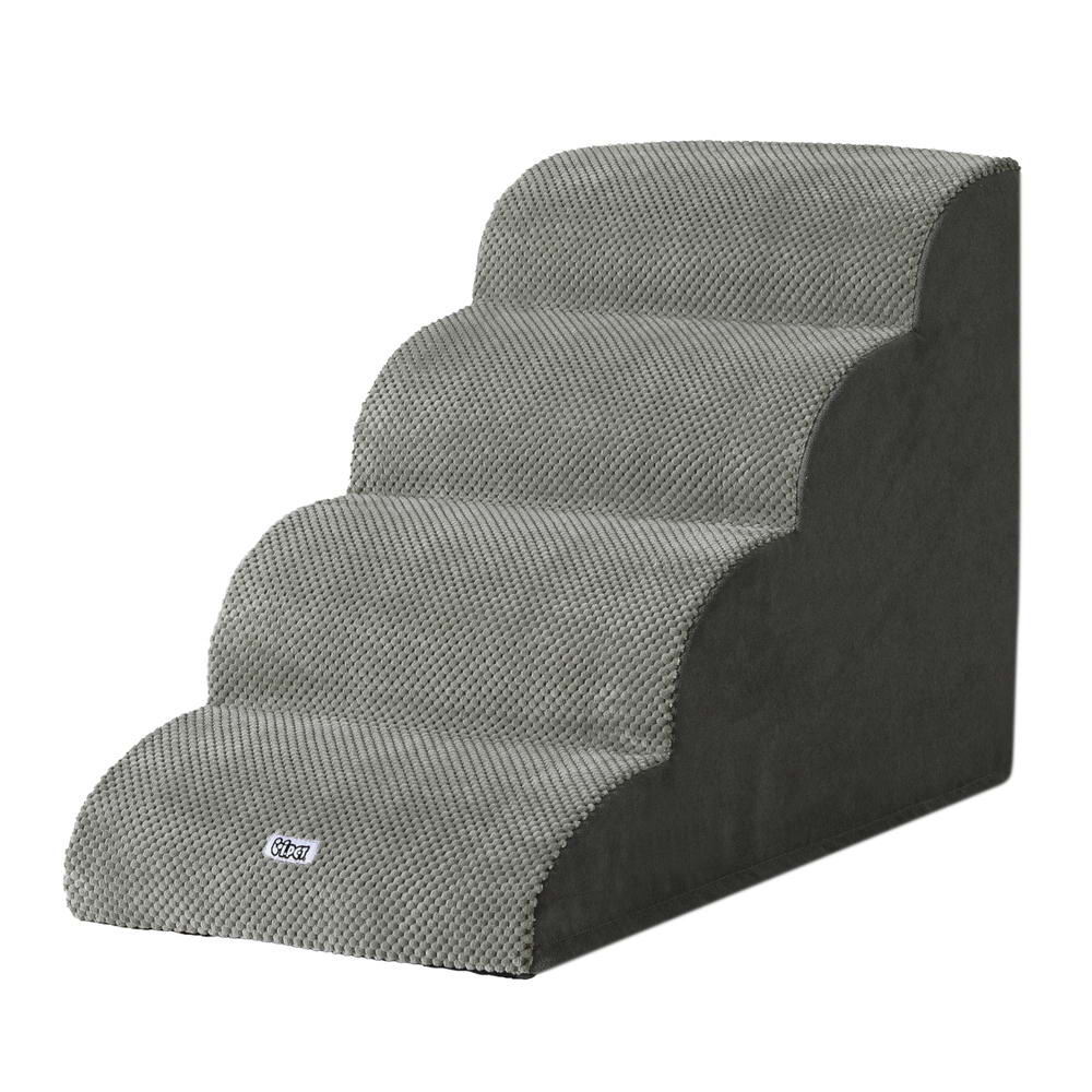 Foam Pet Stairs – 4 Steps, Non-Slip & Washable