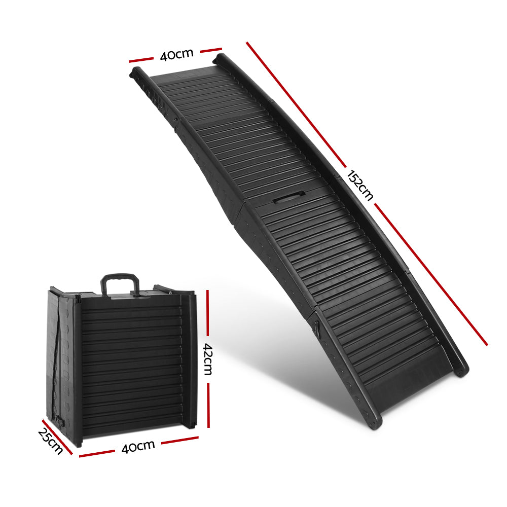 No-Jump Dog Car Ramp – Foldable & Lightweight
