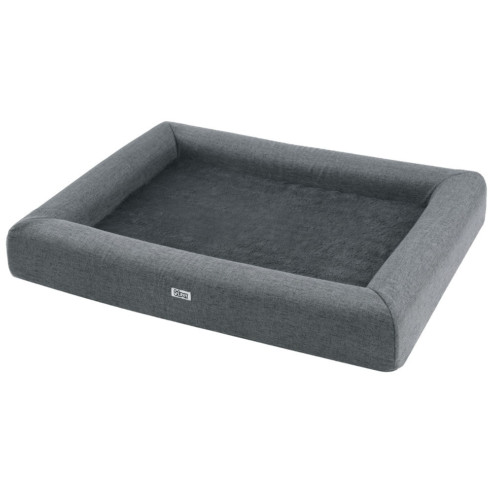 Calming Egg-Crate Pet Bed 90cm – Grey
