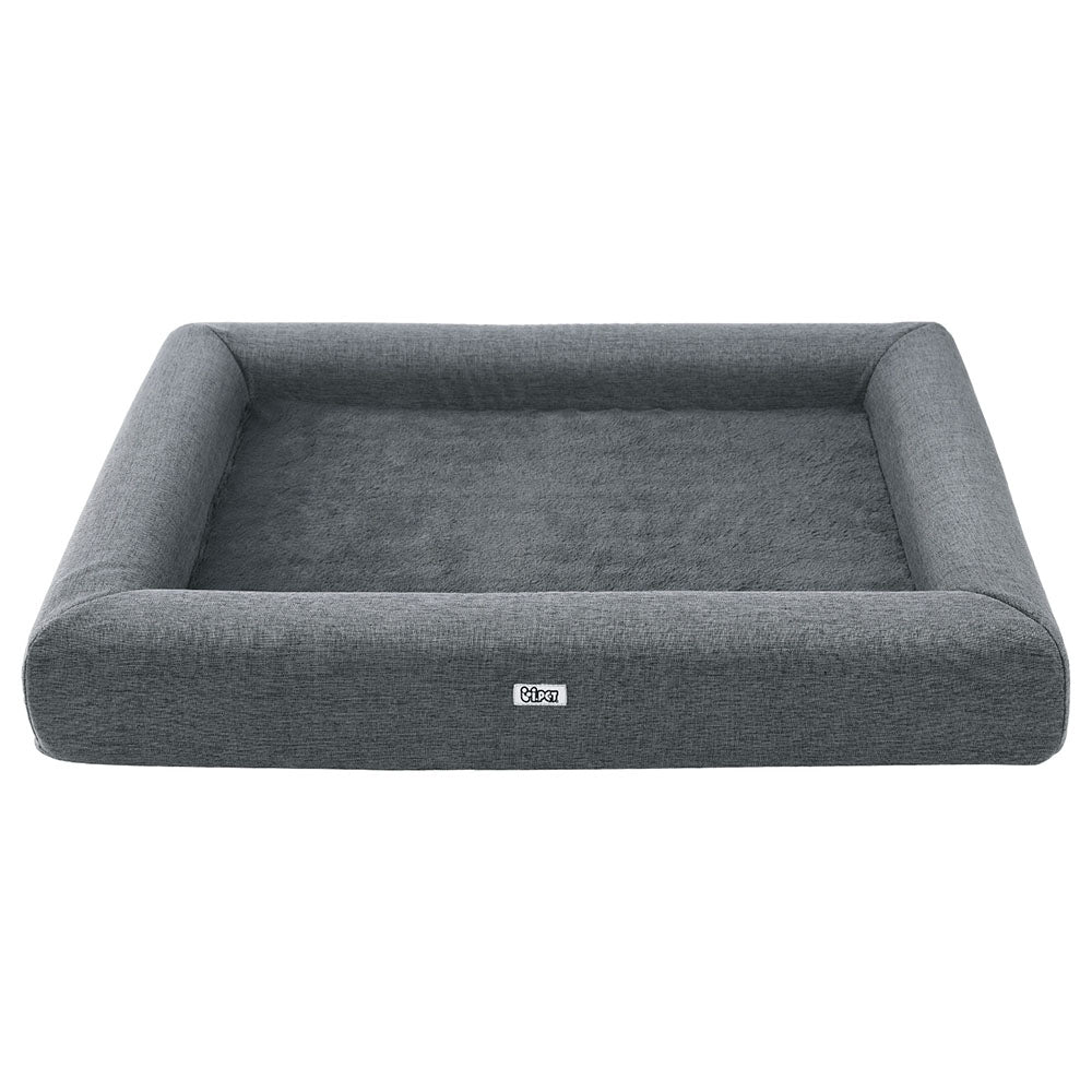 Calming Egg-Crate Pet Bed 90cm – Grey