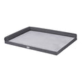 Grey i.Pet egg-crate foam bed for cats and small dogs