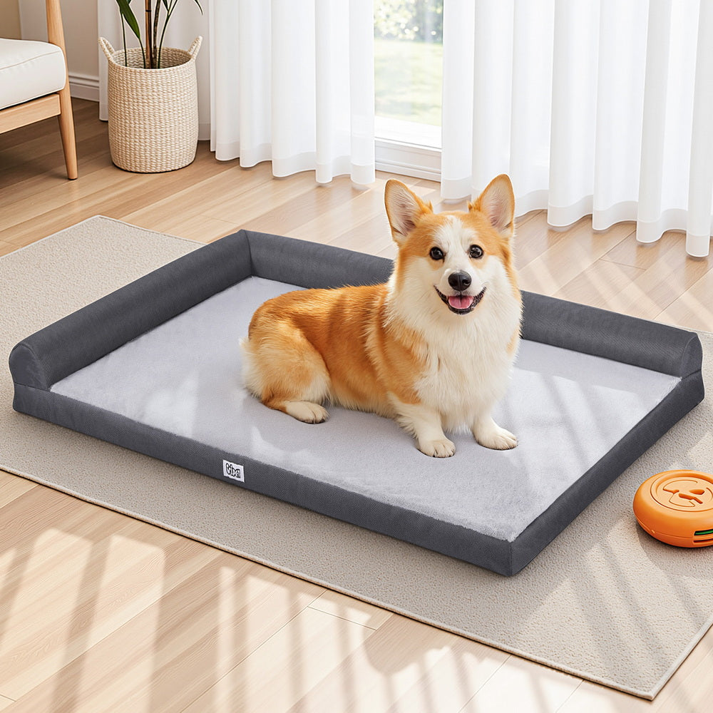 Orthopaedic Pet Bed 105cm – Supportive Egg-Crate Foam