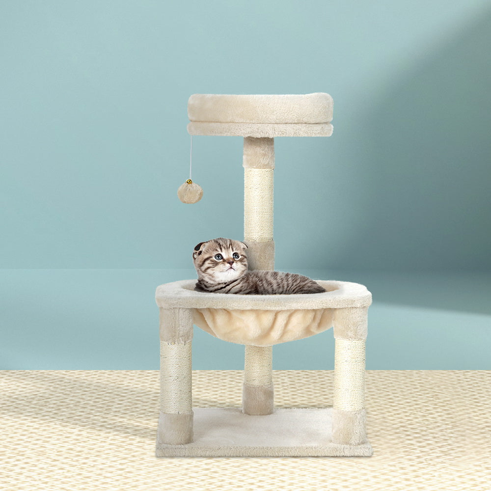 Cat Tree and Scratching Tower 69cm – Beige