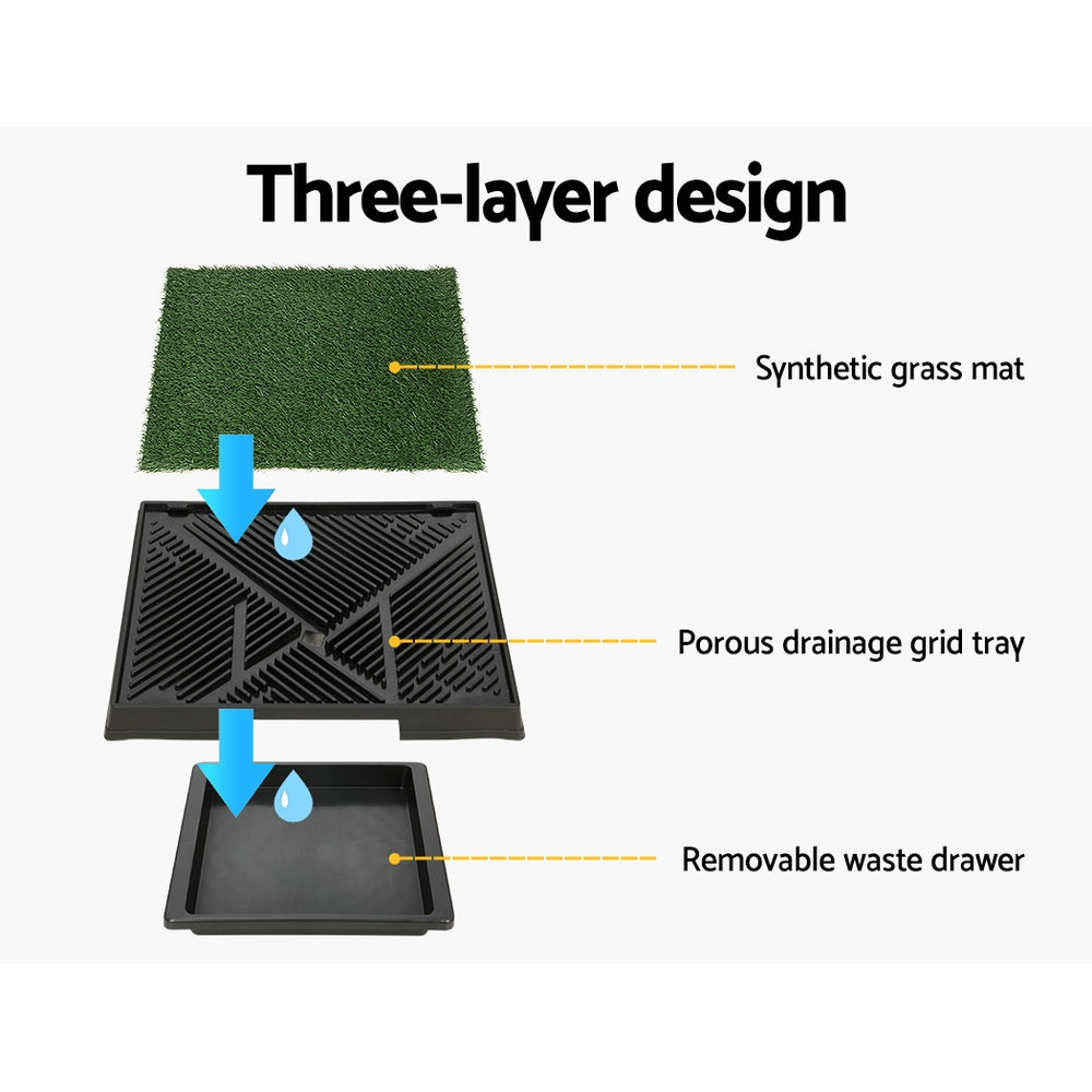 Portable Grass Dog Toilet Training Tray