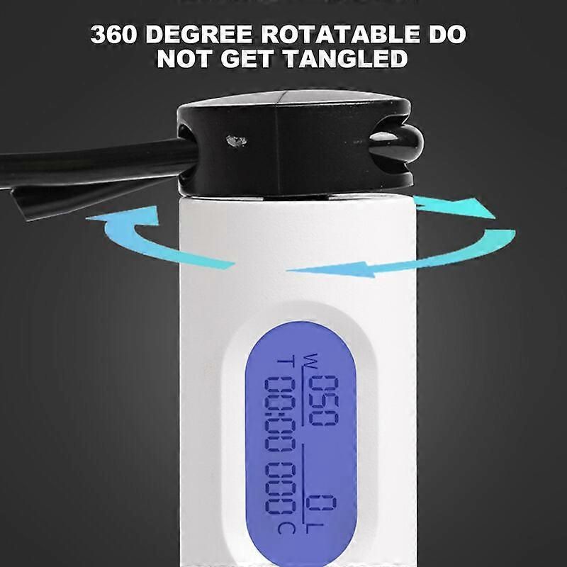 Jump Rope, Digital Calorie Counter Jump Rope, Adjustable Exercise Skipping Rope With Smooth Versatile Rope For Fitness Training, Weighted Handle Jump Rope
