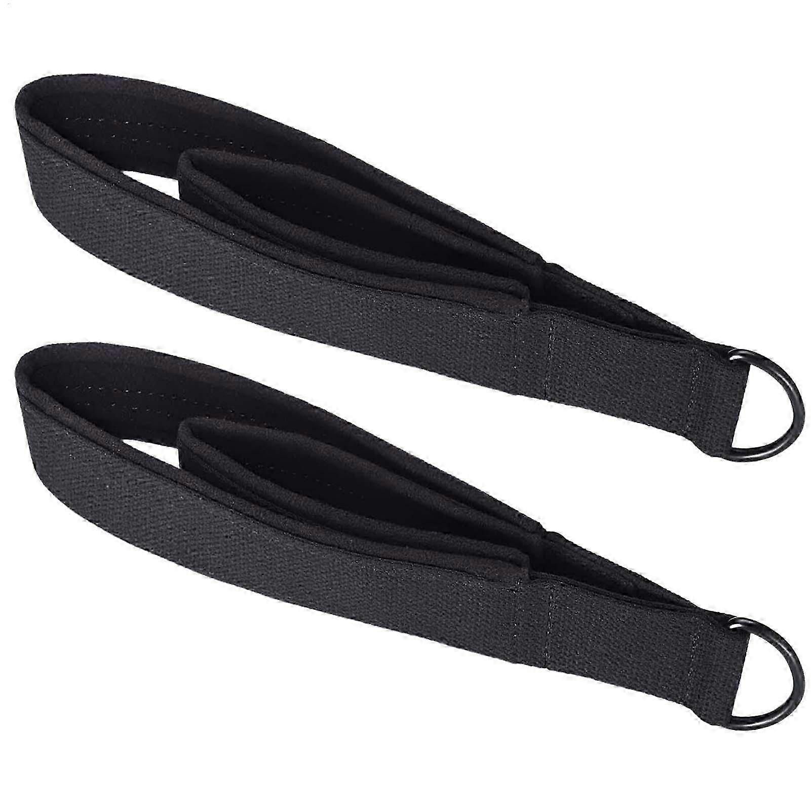 Yoga Stretch Strap with Loops 2 Pieces Pilates Yoga Double Loop Strap