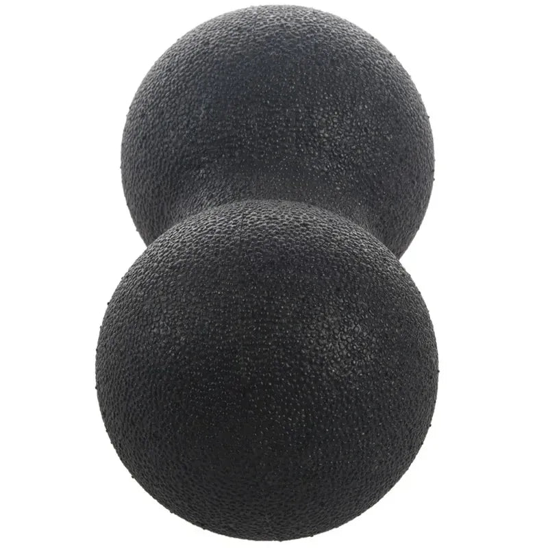 3X Fitness Peanut Massage Ball Fascia Massager Roller Pilates Yoga Gym Exercise Equipment - Black