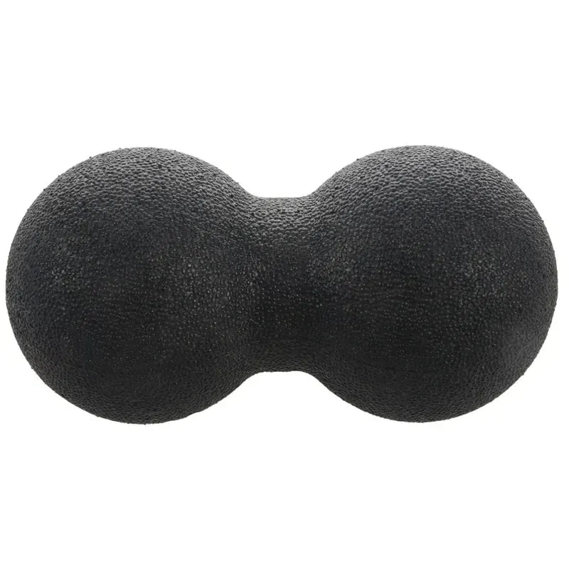 3X Fitness Peanut Massage Ball Fascia Massager Roller Pilates Yoga Gym Exercise Equipment - Black
