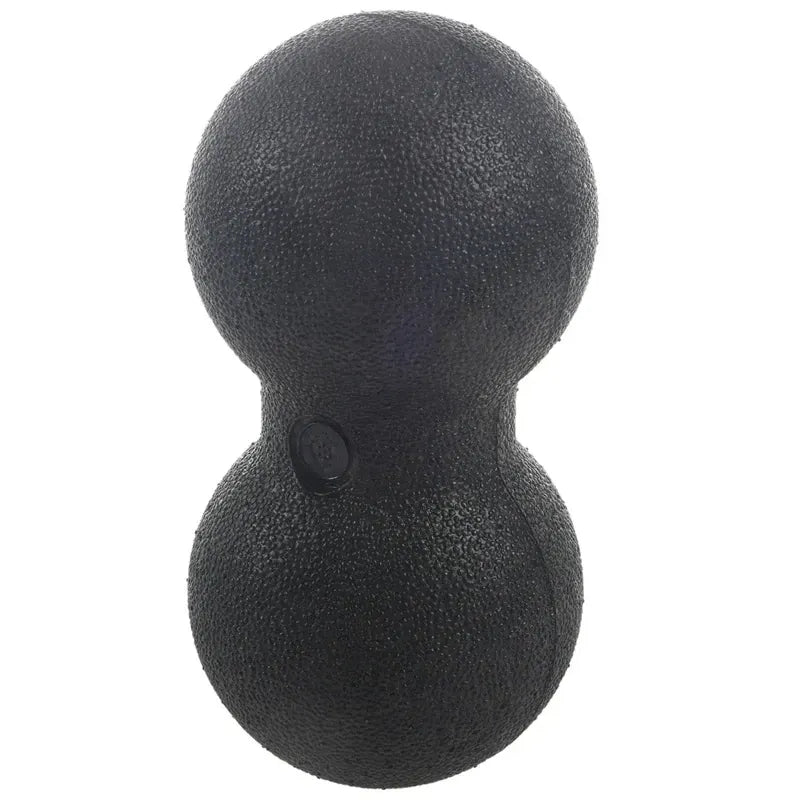 3X Fitness Peanut Massage Ball Fascia Massager Roller Pilates Yoga Gym Exercise Equipment - Black