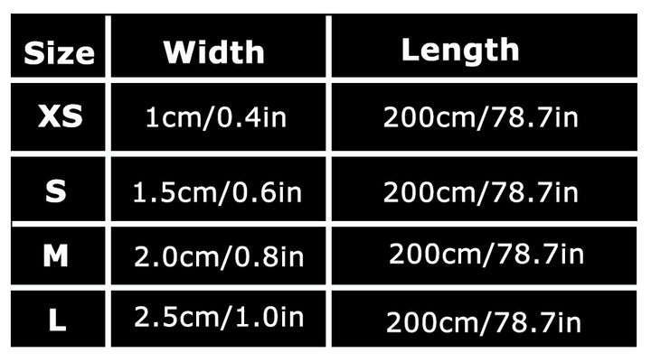 Reflective 2-Metre Dog Leash – Brown Large