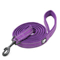 Reflective 2-Metre Dog Leash – Purple Large