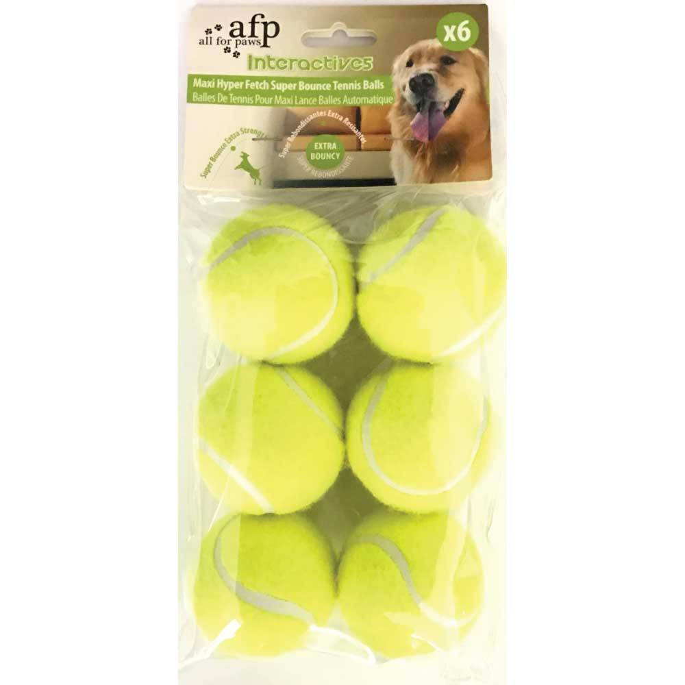 Super Bounce Dog Fetch Balls – Pack of 6