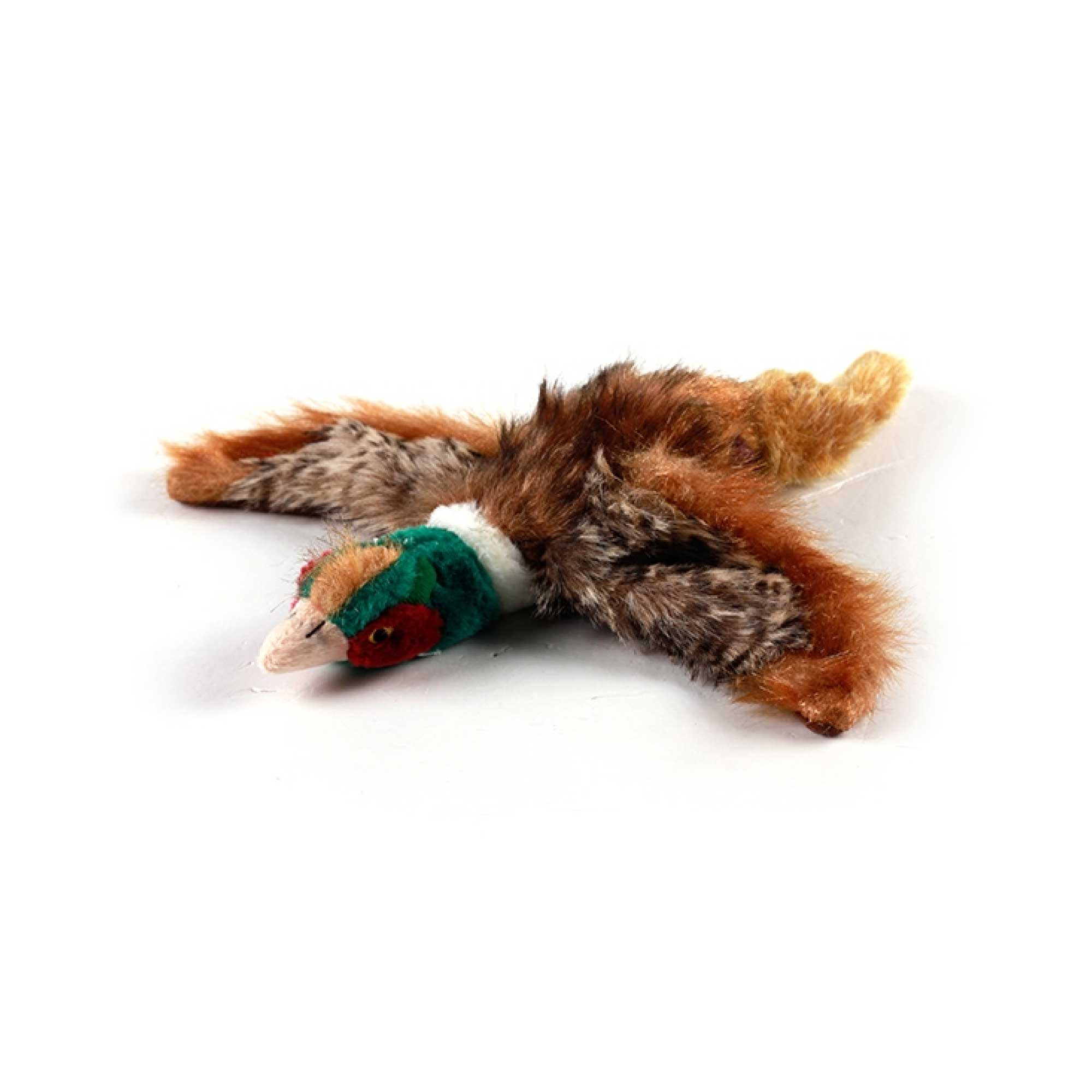 Squeaky Pheasant Plush Dog Toy