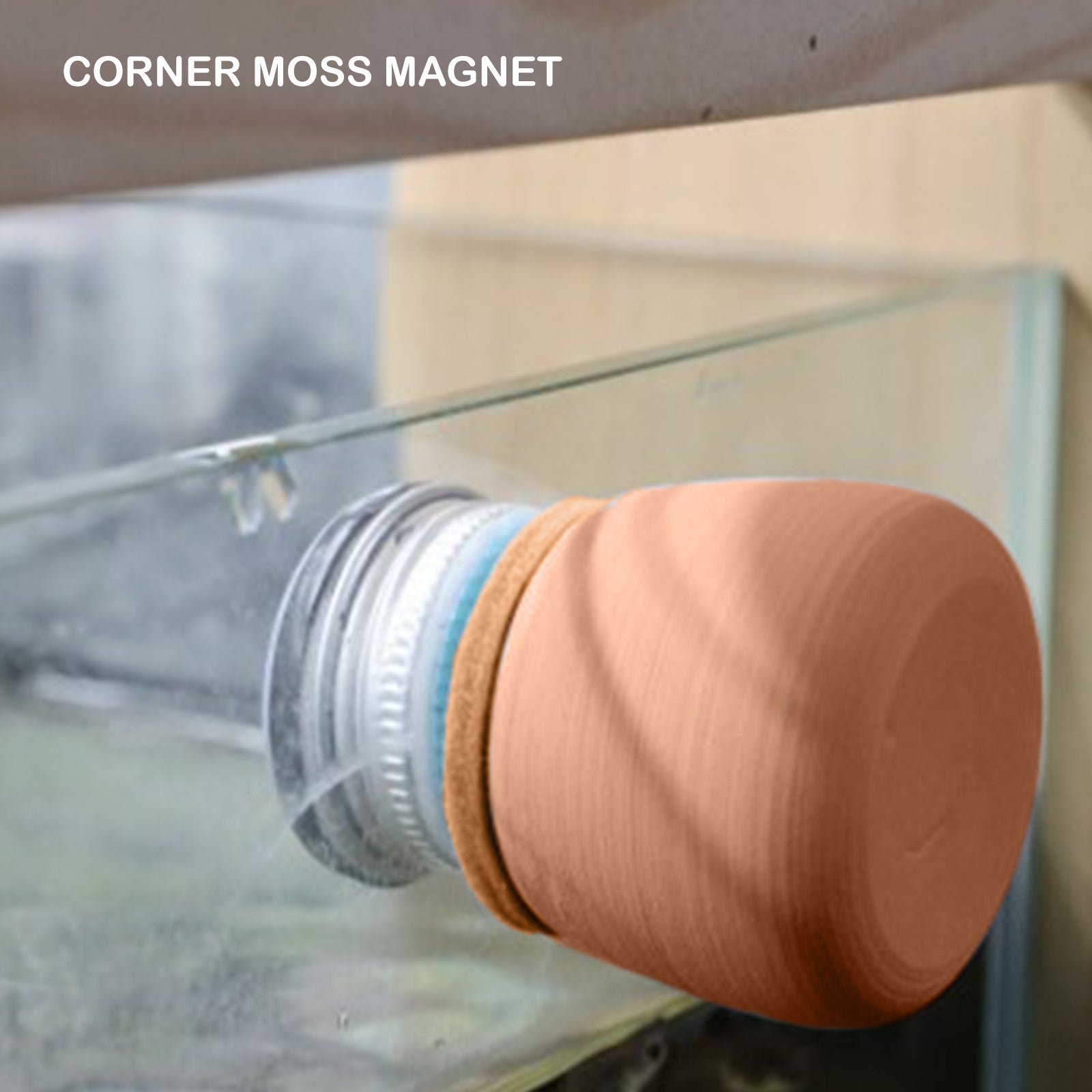 Magnetic Aquarium Algae Cleaner – Brown
