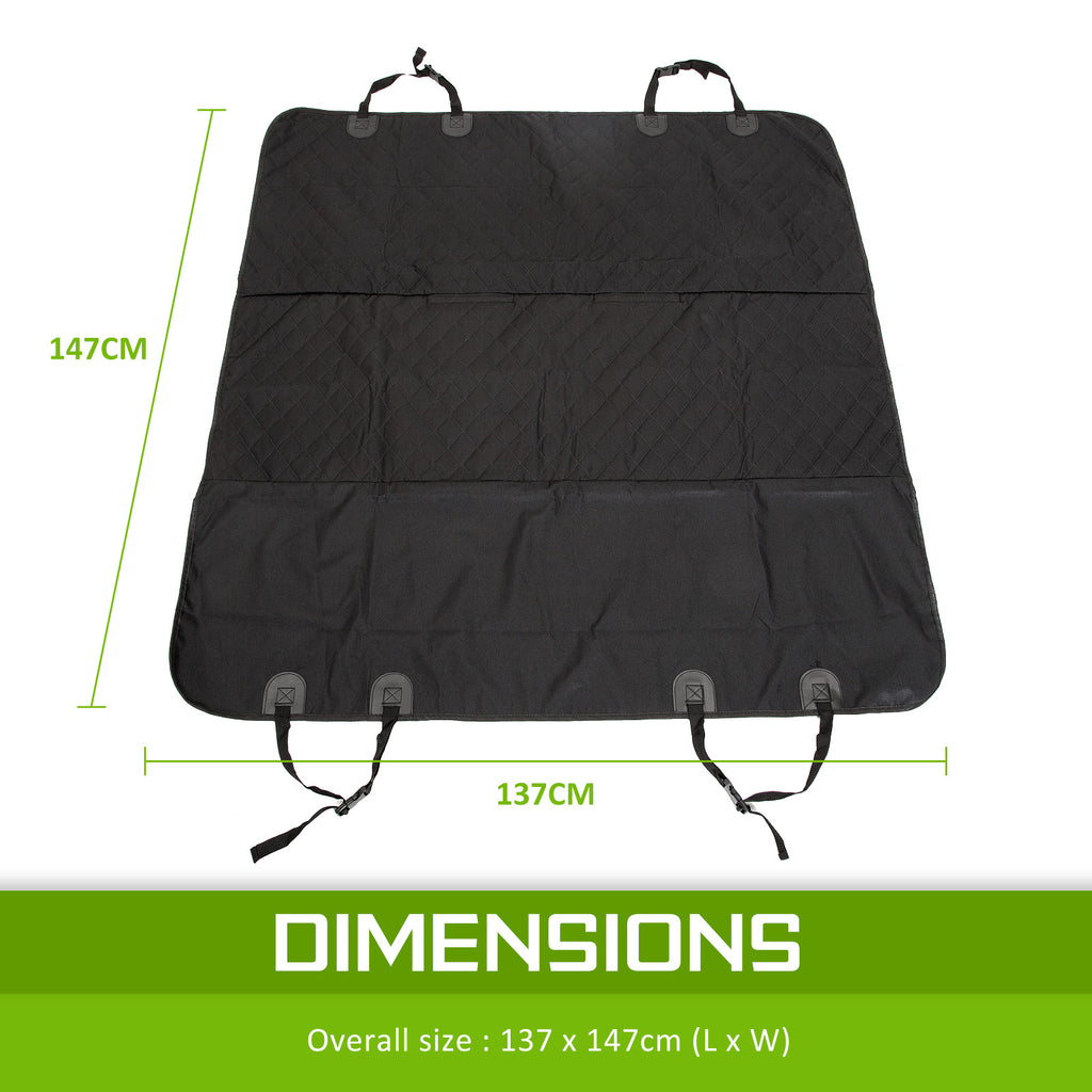 Waterproof Dog Car Boot Cover – XXL Black