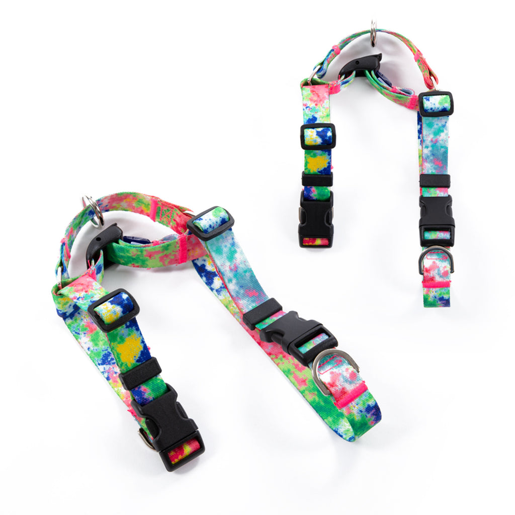 Double-Lined Dog Harness – Medium Sweet Green