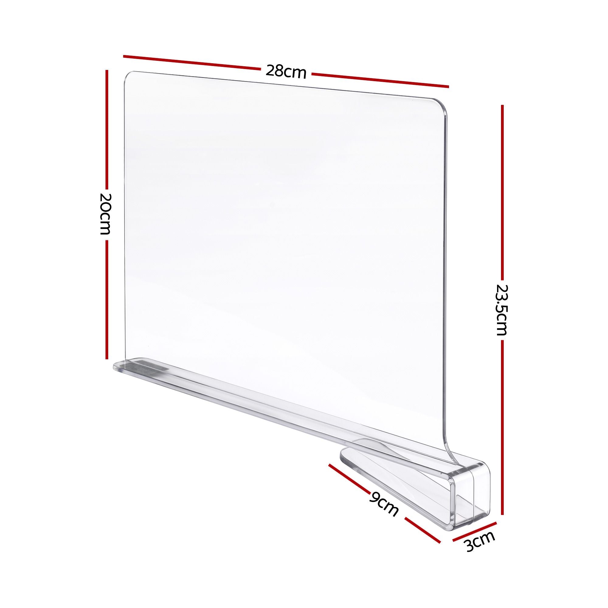 Artiss 6 Pack Closet Organizers and Storage Clear Shelf Dividers